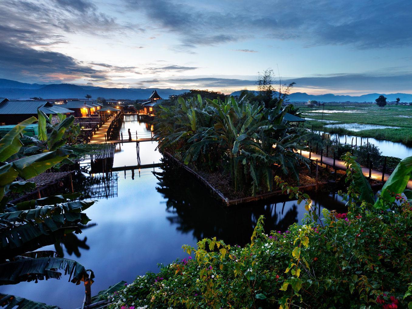 Inle Heritage Stilt Houses Ywama Exterior photo